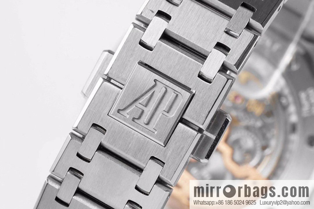 Royal Oak 15202 watch size 39mm super two-pin mechanical movement, sapphire crystal glass mirror, original Cal.2121 automatic movement