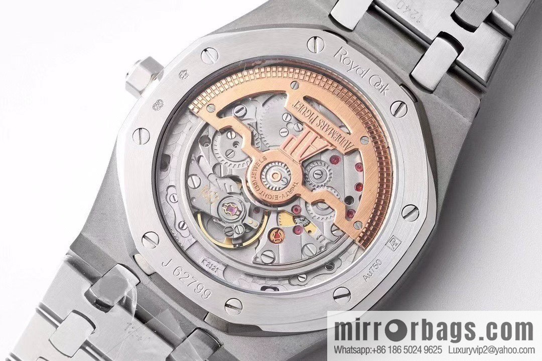 Royal Oak 15202 watch size 39mm super two-pin mechanical movement, sapphire crystal glass mirror, original Cal.2121 automatic movement