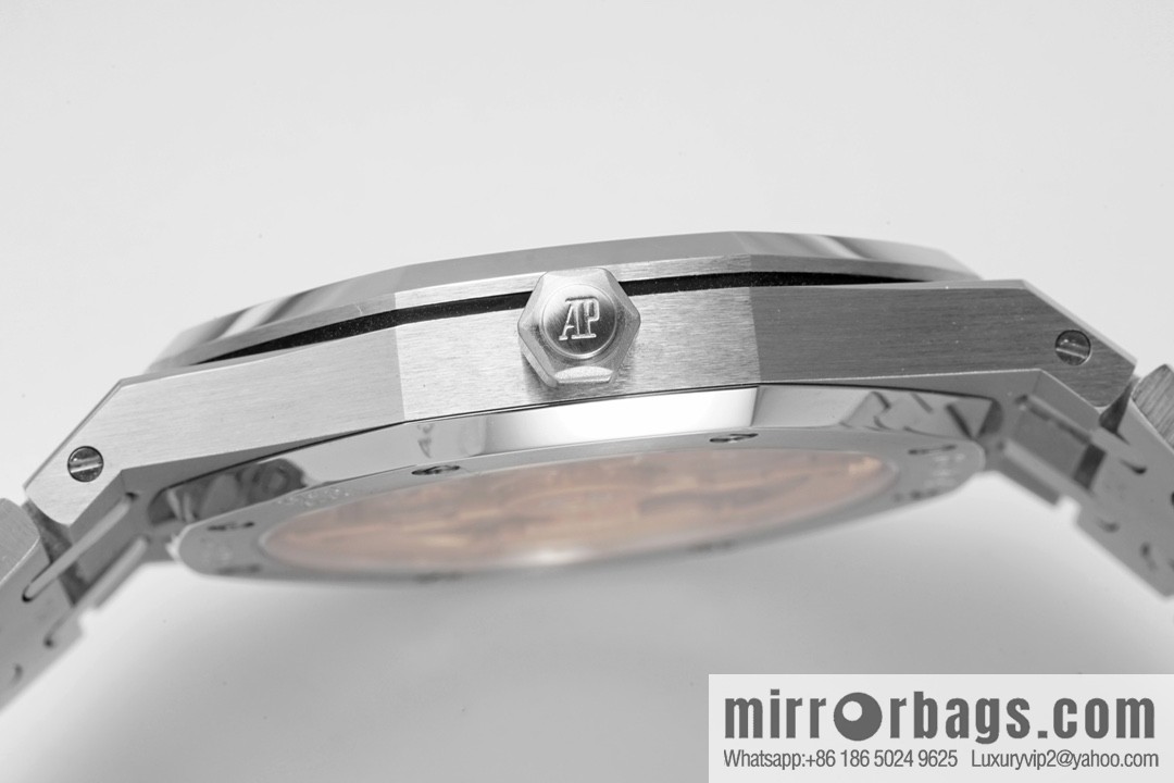 Royal Oak 15202 watch size 39mm super two-pin mechanical movement, sapphire crystal glass mirror, original Cal.2121 automatic movement