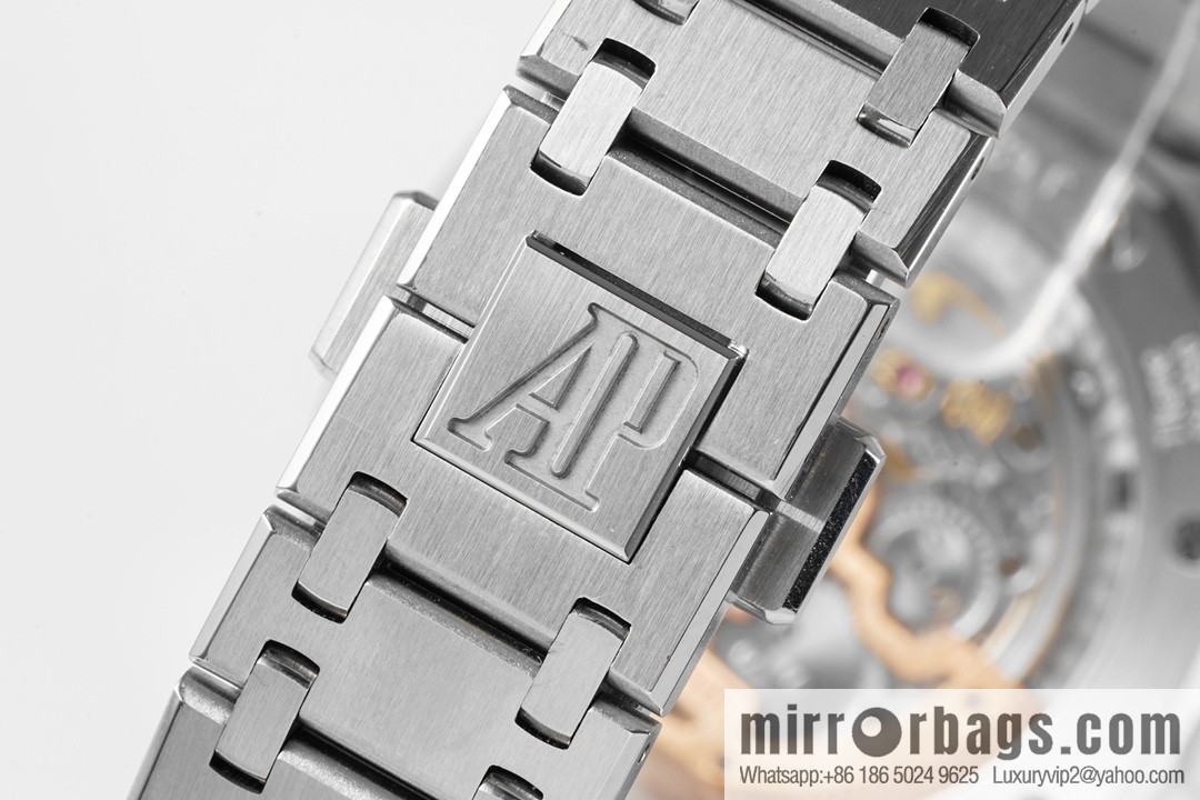 Royal Oak 15202 watch size 39mm super two-pin mechanical movement, sapphire crystal glass mirror, original Cal.2121 automatic movement