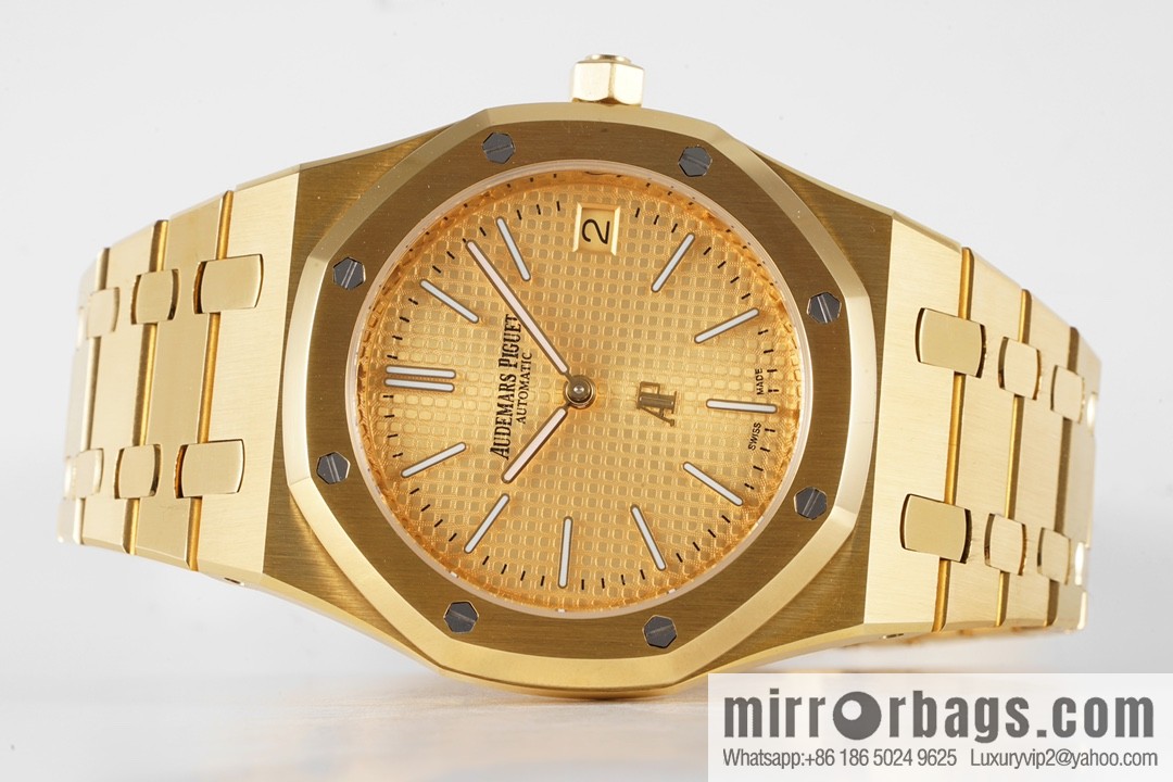 Royal Oak 15202 watch size 39mm super two-pin mechanical movement, sapphire crystal glass mirror, original Cal.2121 automatic movement