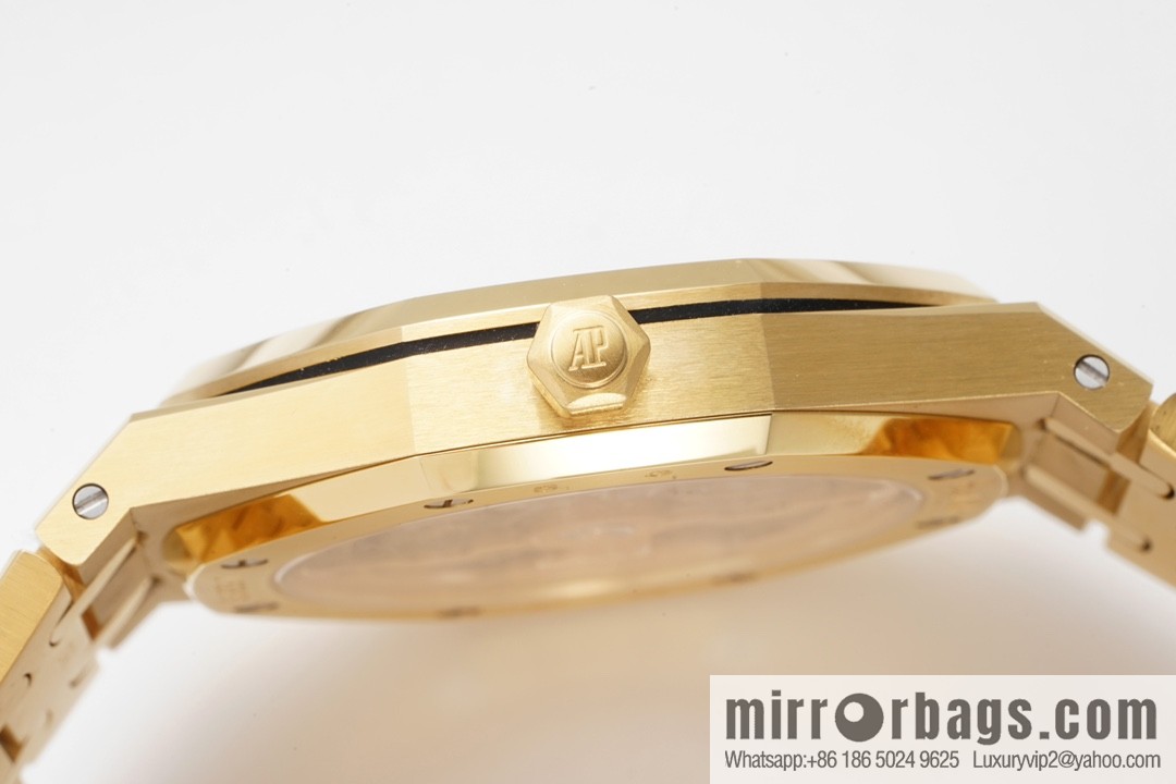 Royal Oak 15202 watch size 39mm super two-pin mechanical movement, sapphire crystal glass mirror, original Cal.2121 automatic movement