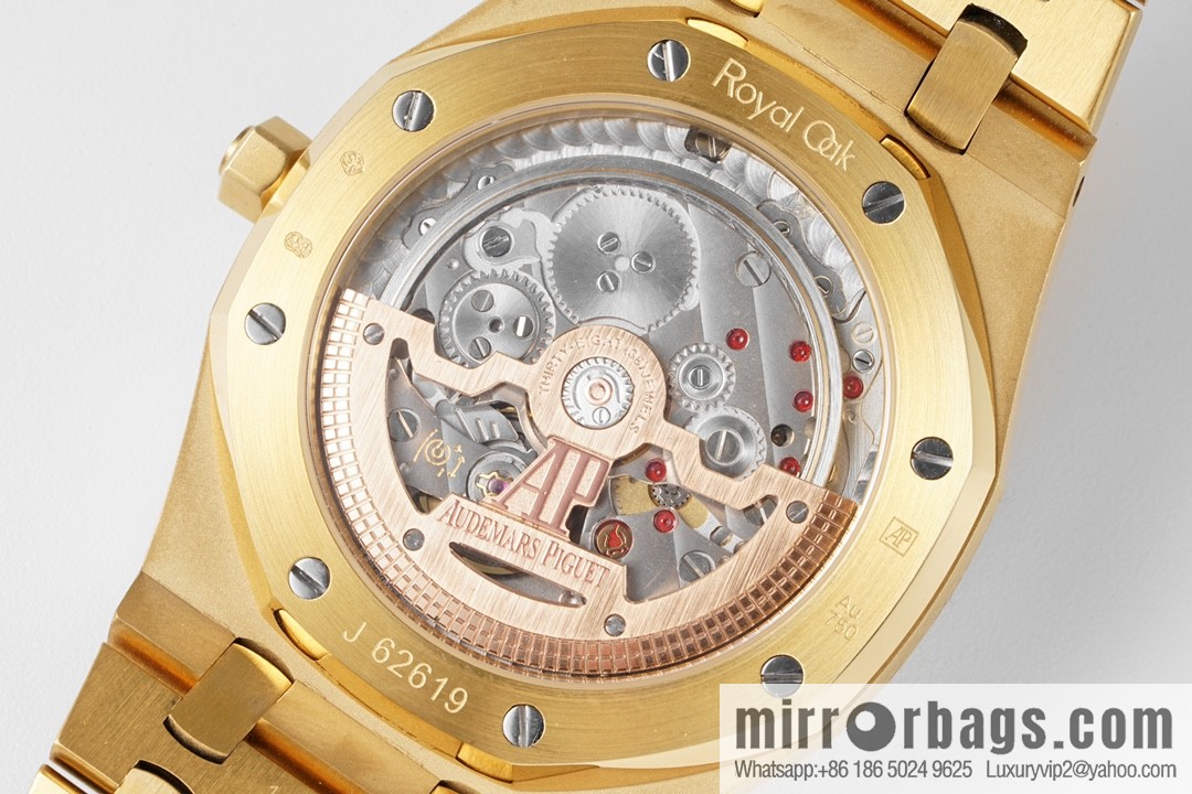 Royal Oak 15202 watch size 39mm super two-pin mechanical movement, sapphire crystal glass mirror, original Cal.2121 automatic movement