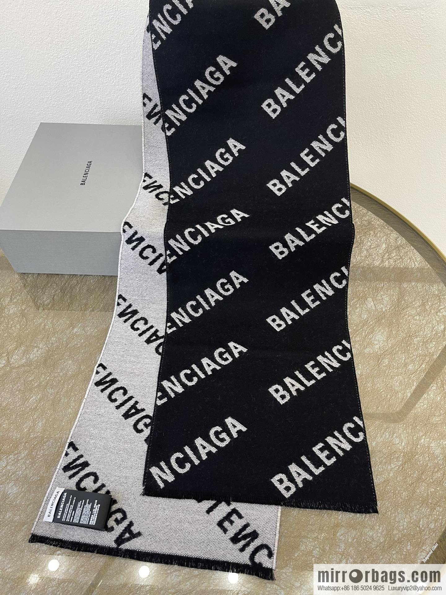 BALECNIAGA Balenciaga wool women's scarf