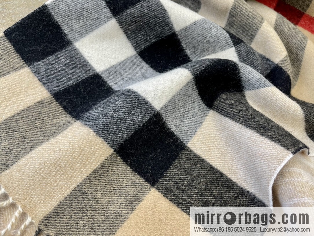 Burberry Jacquard Worsted Cashmere Scarf