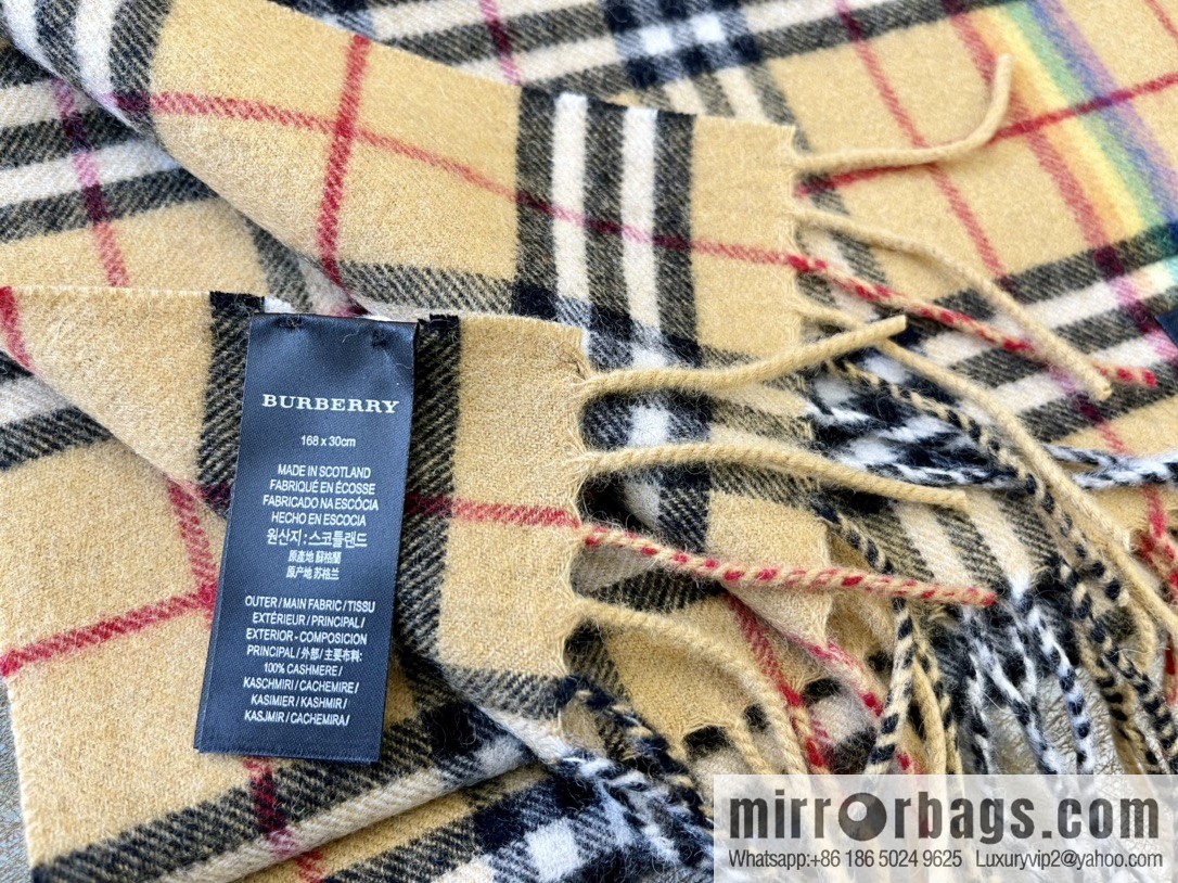 Burberry Rainbow Cashmere Scarf