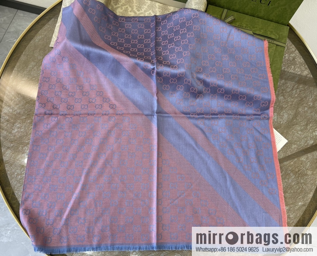 GUCCI Gucci silk-wool blend scarf