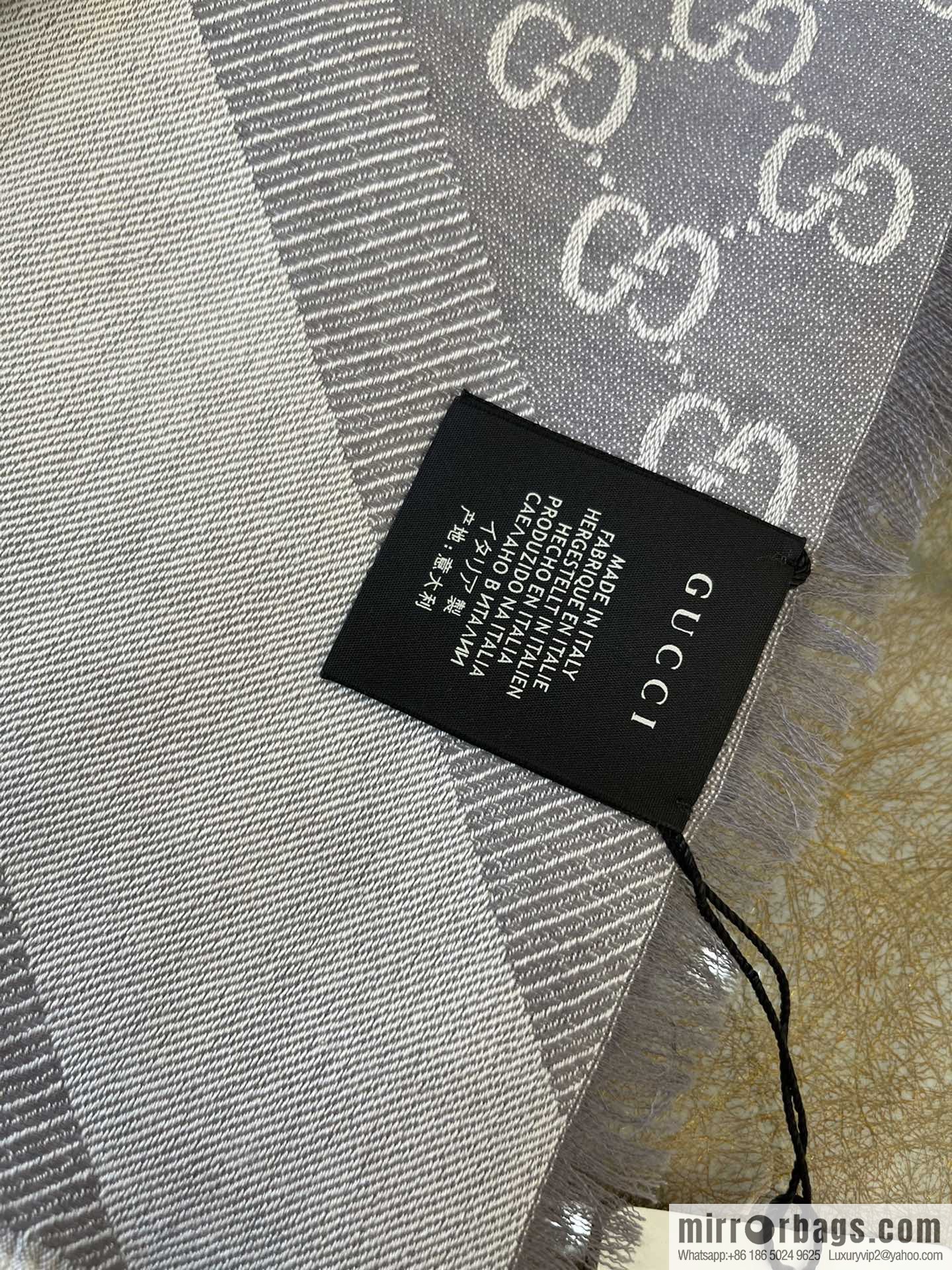 GUCCI Gucci silk-wool blend scarf
