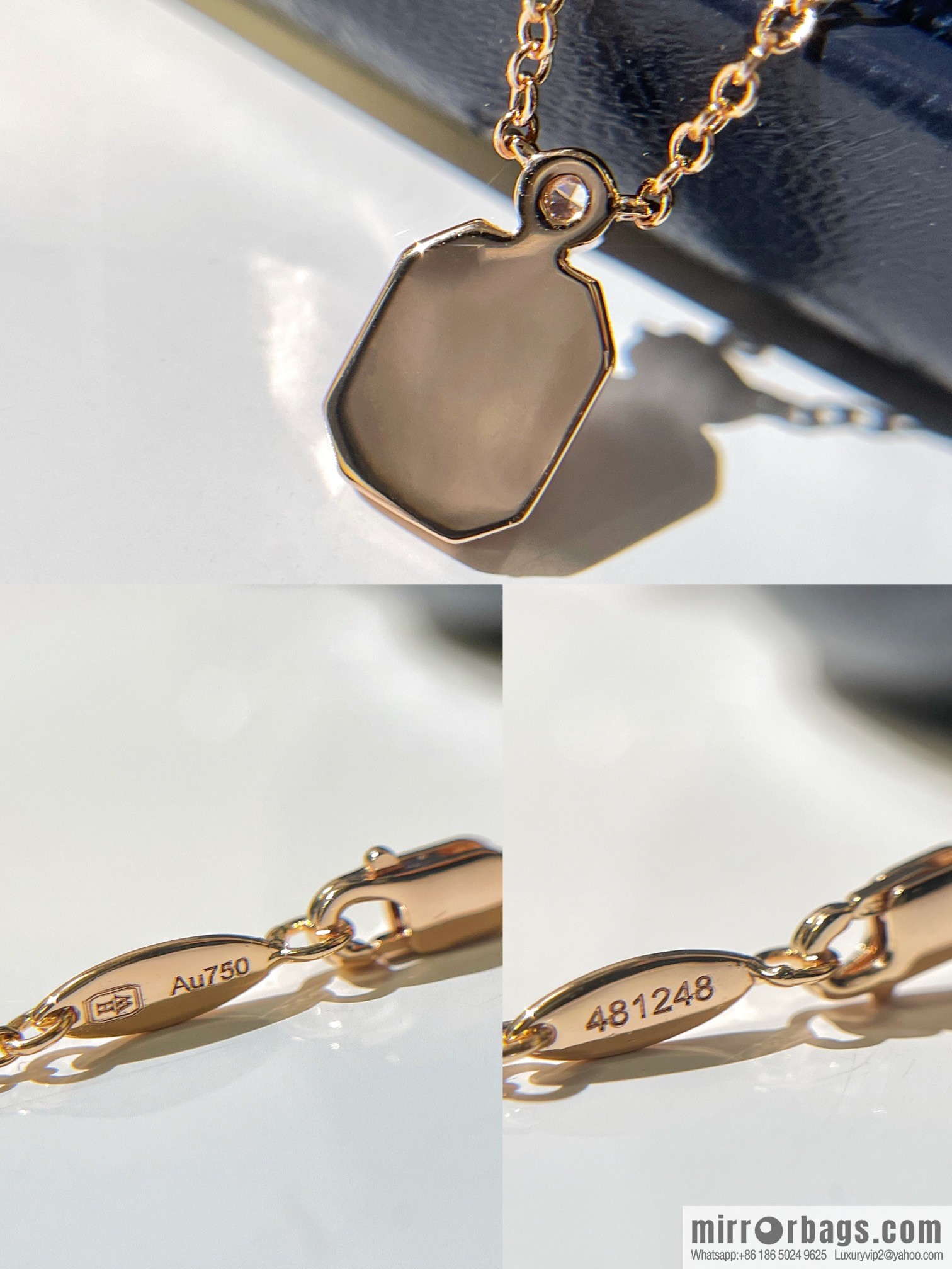 HARRY WINSTON HW Ruby, square necklace