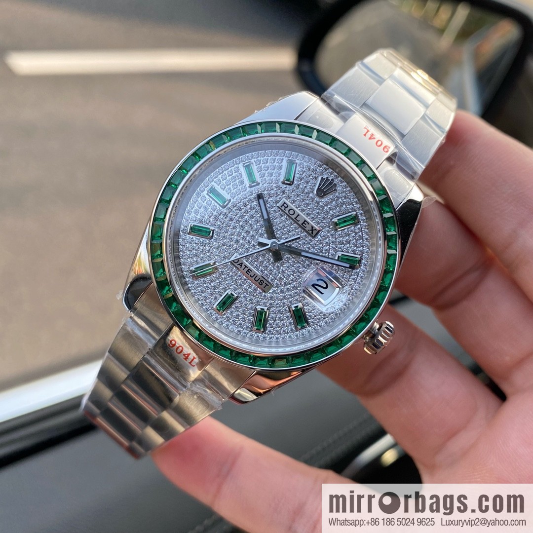 TW's new product has once again launched the heroic DATEJUST series - a special watch with a log-type dense diamond surface