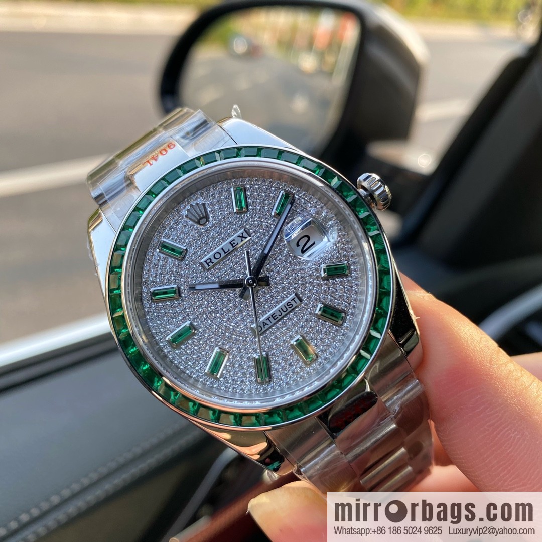 TW's new product has once again launched the heroic DATEJUST series - a special watch with a log-type dense diamond surface