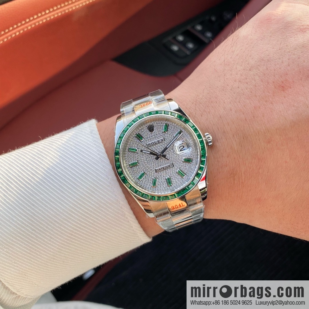 TW's new product has once again launched the heroic DATEJUST series - a special watch with a log-type dense diamond surface