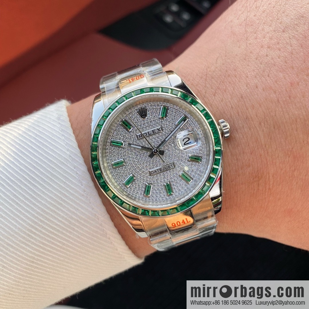 TW's new product has once again launched the heroic DATEJUST series - a special watch with a log-type dense diamond surface