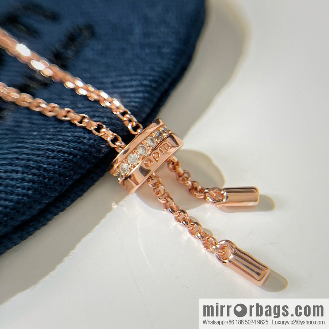 APM Monaco pink mother shell love bracelet adjustable