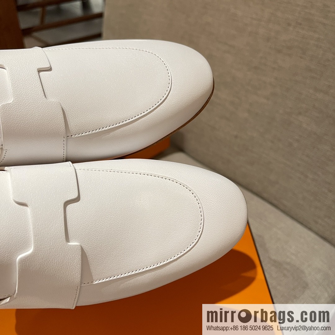 HERMES Hermès 2022 Latest Loafers Half-tow Catena Muller Shoes