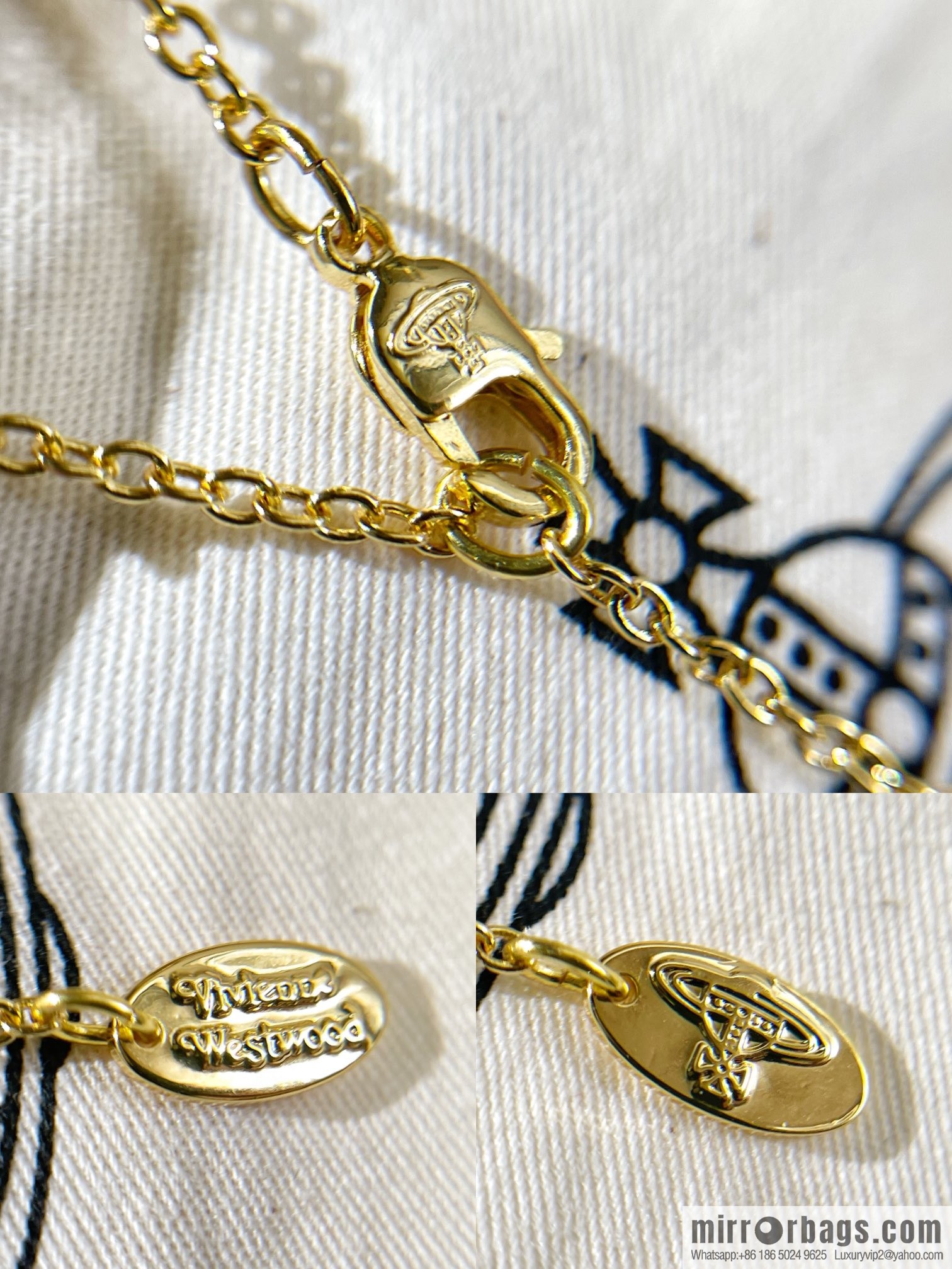 New ☑️ Vivienne Westwood Queen Mother pins full of diamonds Saturn necklace