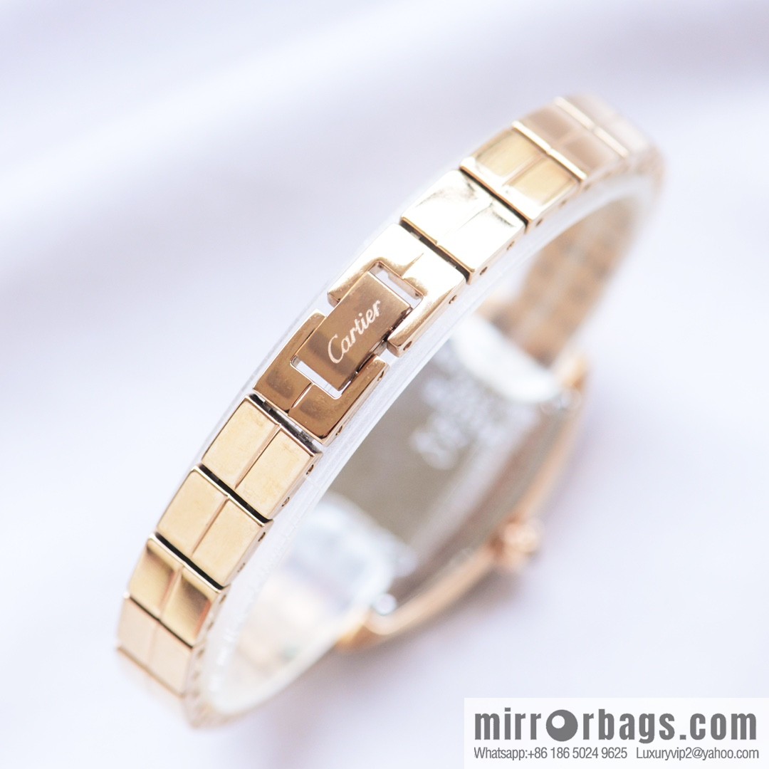 Cartier-CARTIER MINI wine barrel two and a half needle women's watch, imported quartz movement