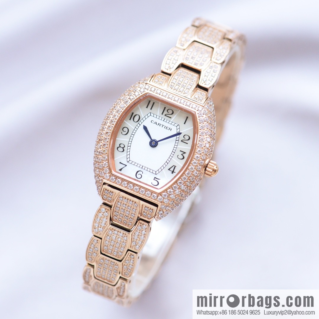 Gypsy 🌸 Cartier-Cartier Mini lady barrel type, using the original imported Swiss quartz movement