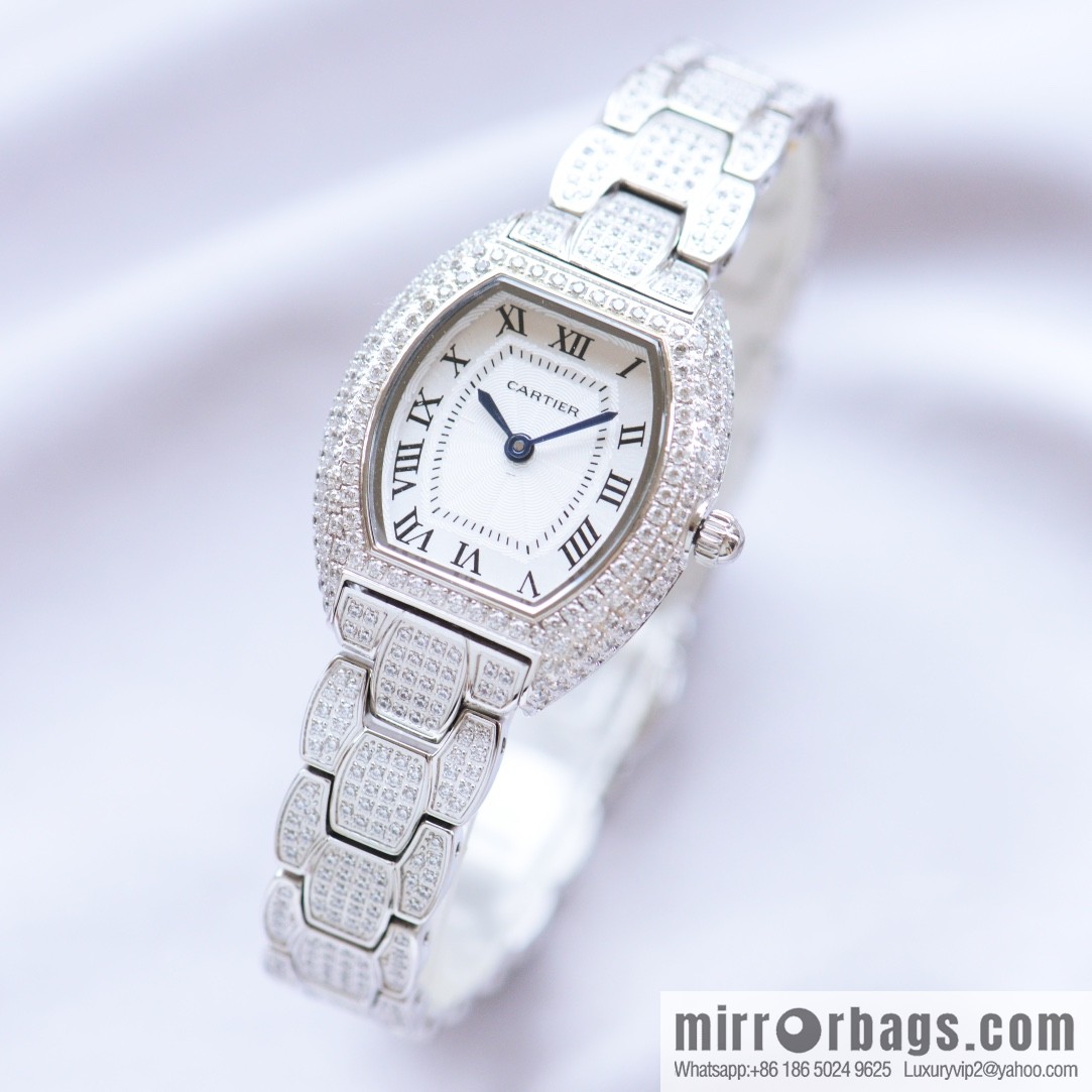 Gypsy 🌸 Cartier-Cartier Mini lady barrel type, using the original imported Swiss quartz movement