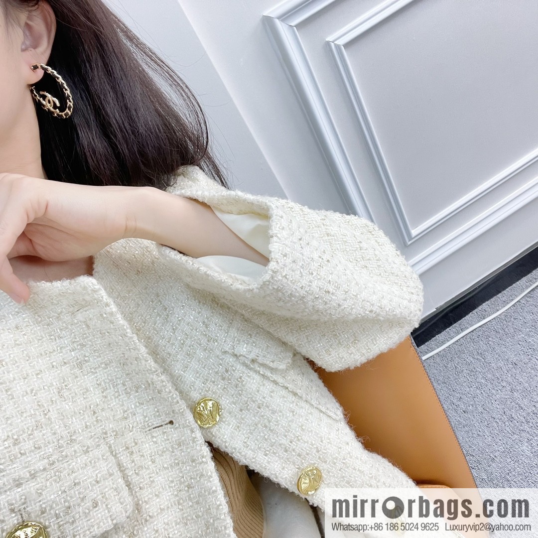 New ☑️ Chanel double c black leather rope stud earrings