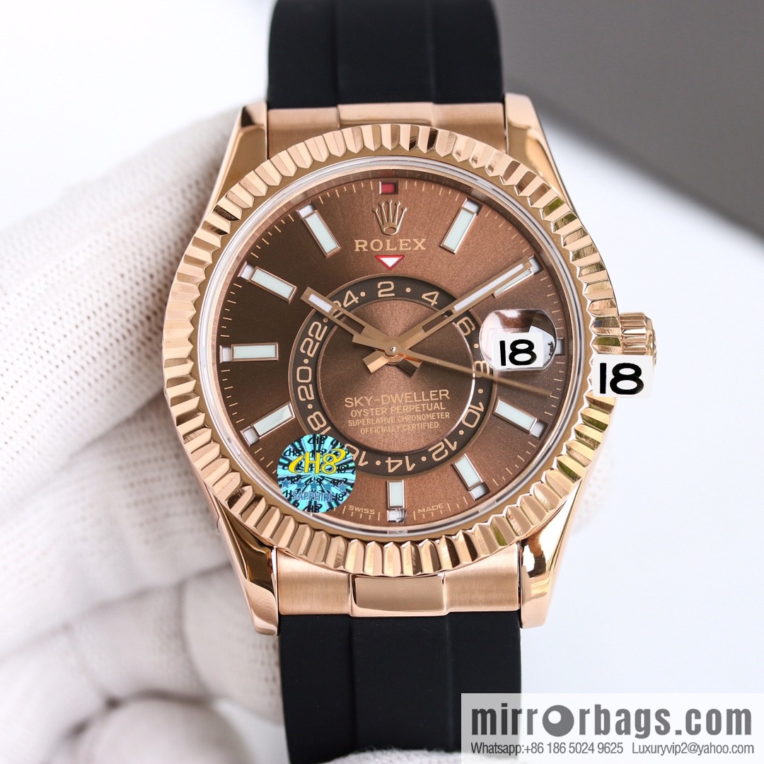 H8 Rolex Sky-Dweller Skywalker Rolex Ring Command Triangle Pit Pattern