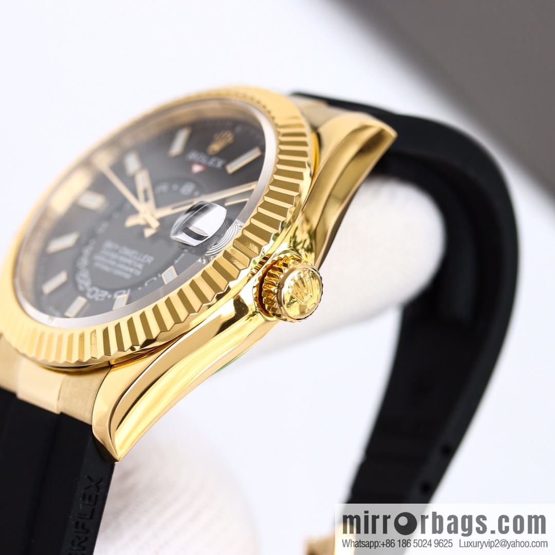 H8 Rolex Sky-Dweller Skywalker Rolex Ring Command Triangle Pit Pattern