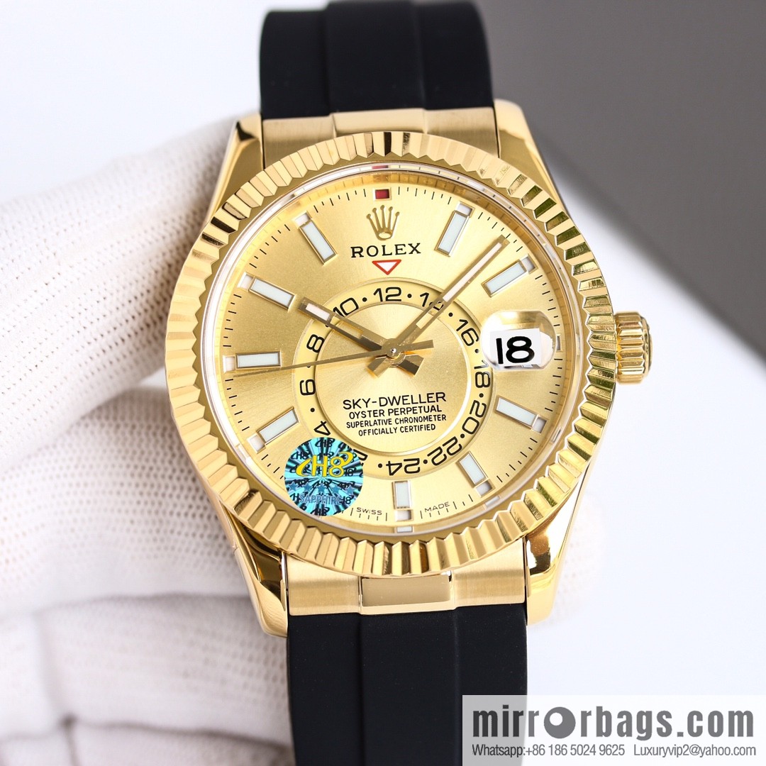 H8 Rolex Sky-Dweller Skywalker Rolex Ring Command Triangle Pit Pattern