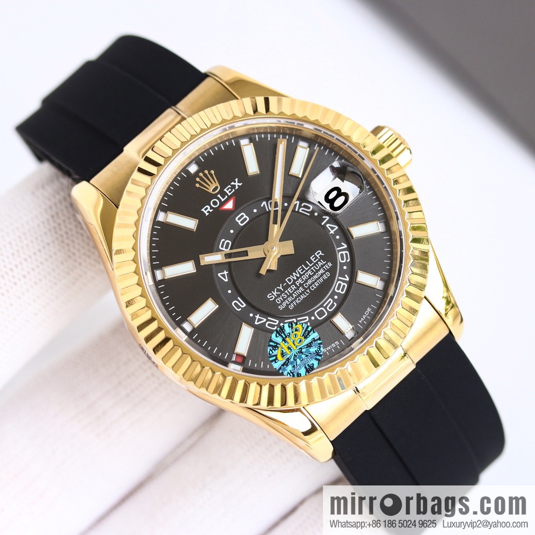 H8 Rolex Sky-Dweller Skywalker Rolex Ring Command Triangle Pit Pattern