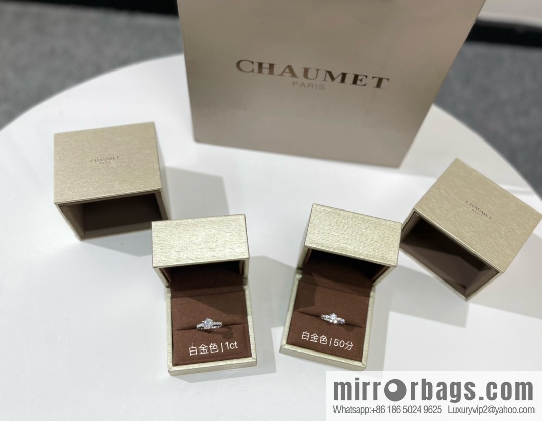 Chaumet Paris six-claw diamond ring