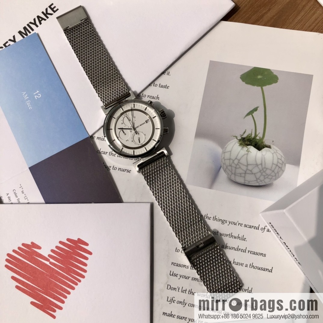 Issey Miyake, a six-hand chronograph quartz men's watch