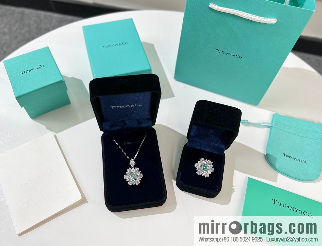 [High-end] Paraiba fireworks cutting necklace