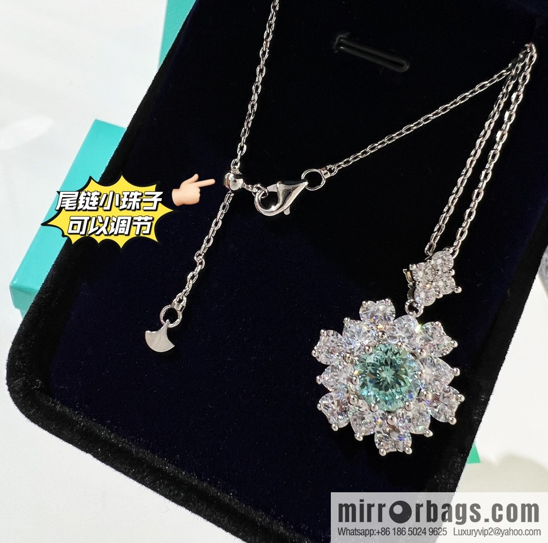 [High-end] Paraiba fireworks cutting necklace