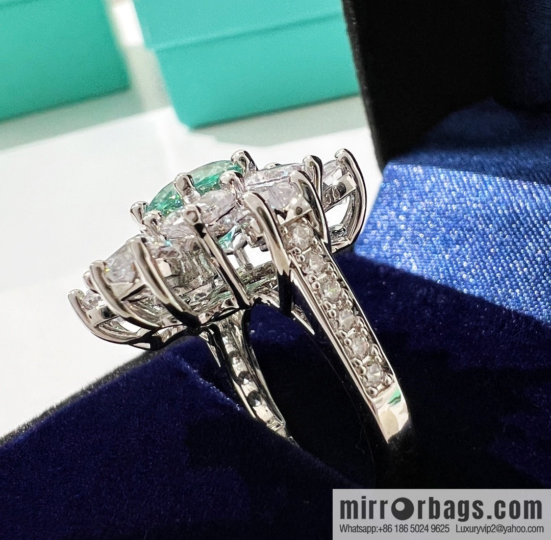 [High-end] Paraiba fireworks cutting ring