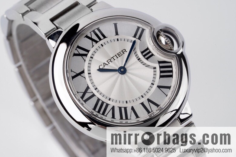 AF's most beautiful reproduction, Cartier 33mm blue balloon W6920084 quartz women's watch