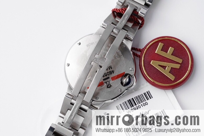 AF's most beautiful reproduction, Cartier 33mm blue balloon W6920084 quartz women's watch