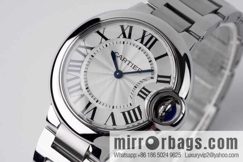 AF's most beautiful reproduction, Cartier 33mm blue balloon W6920084 quartz women's watch