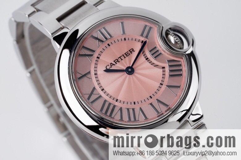 AF's most beautiful reproduction, Cartier 33mm blue balloon W6920084 quartz women's watch