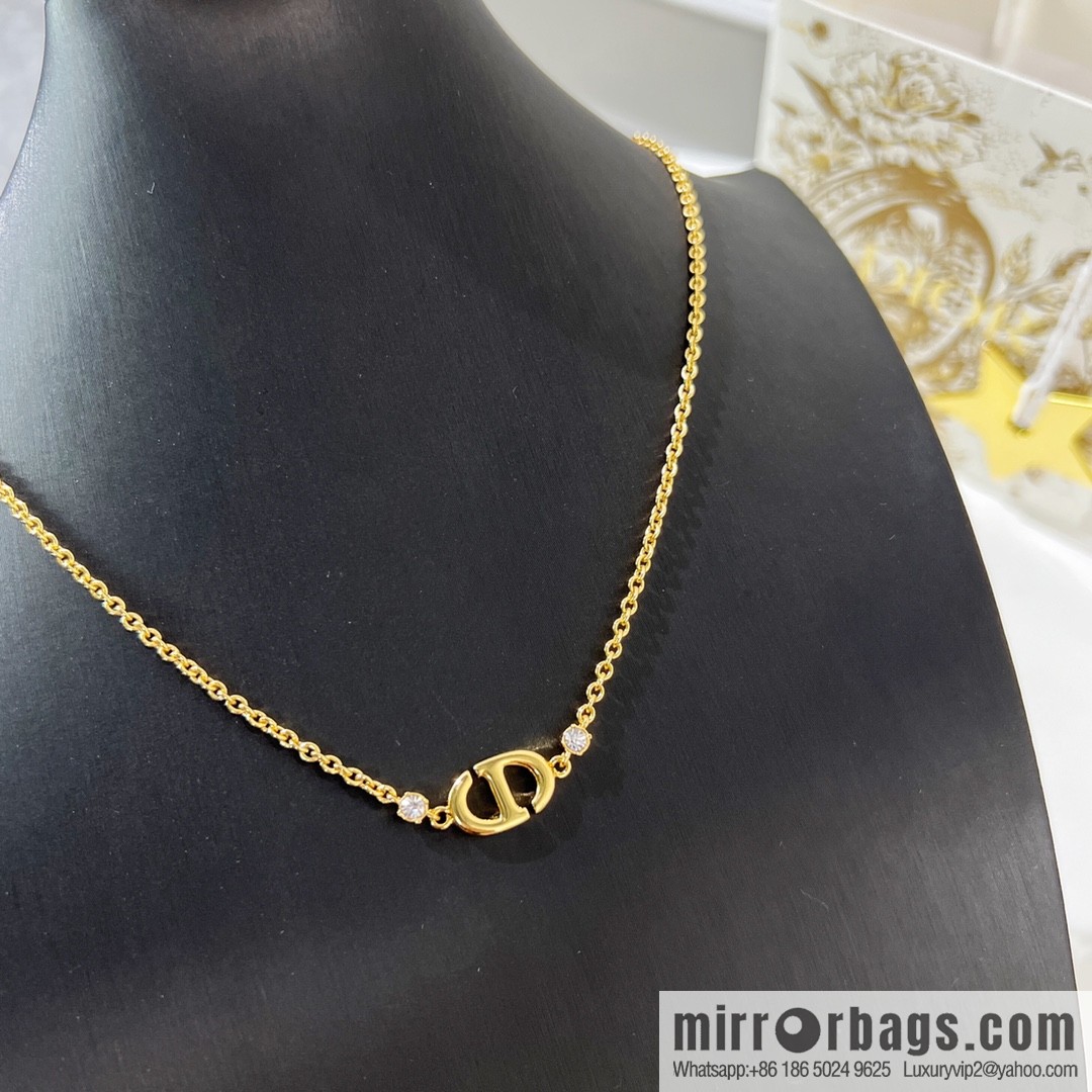 New ☑️ Dior CD Diamond Necklace