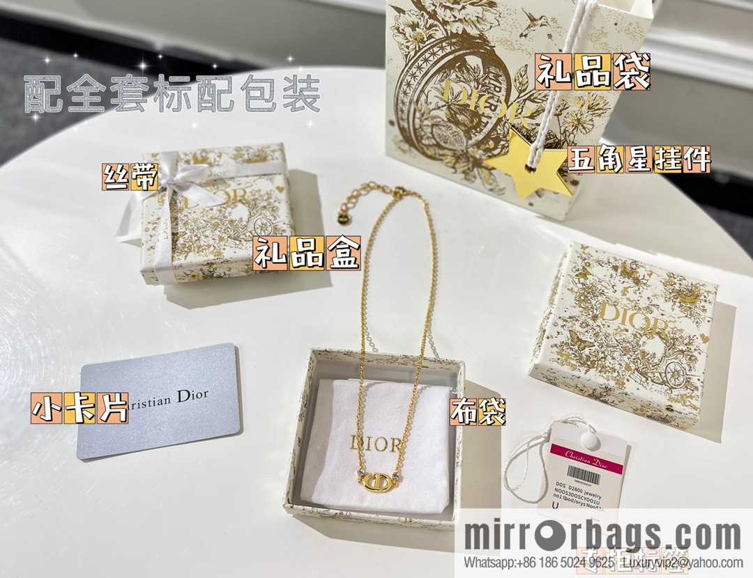 New ☑️ Dior CD Diamond Necklace