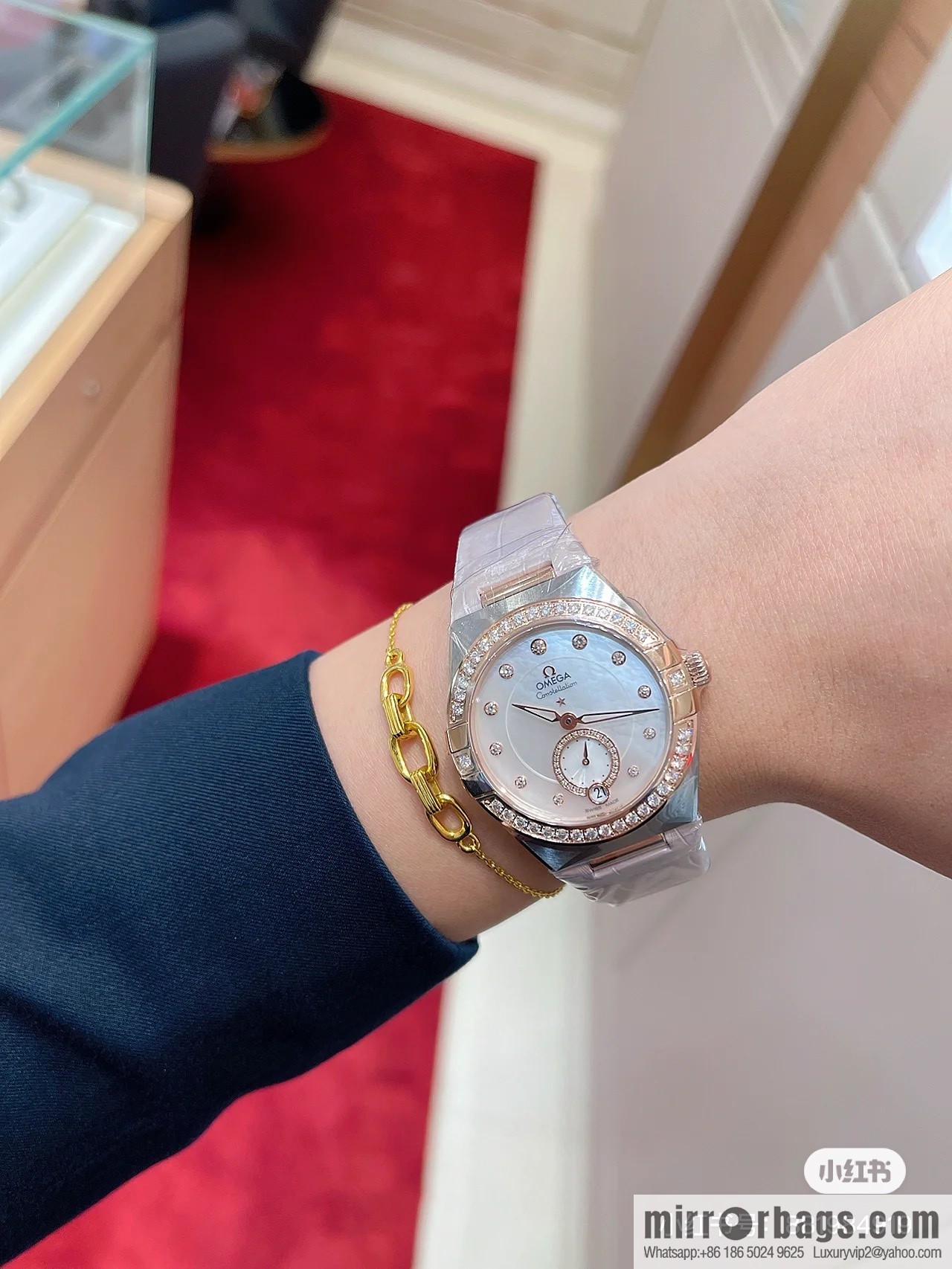 MF factory constellation ♈️ new Omega constellation ♈️ series fifth generation small seconds watch