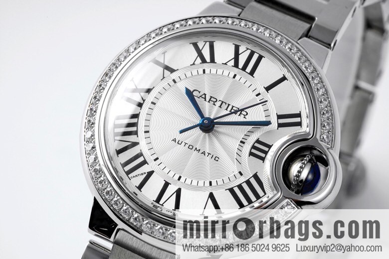 AF's most beautiful reproduction, Cartier 33mm blue balloon W6920084 quartz women's watch