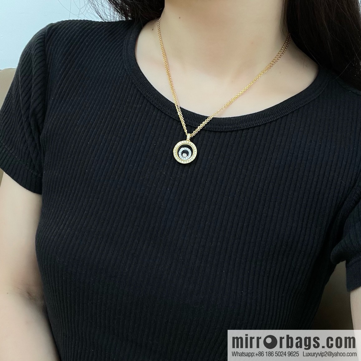 Chopard happy diamonds necklace