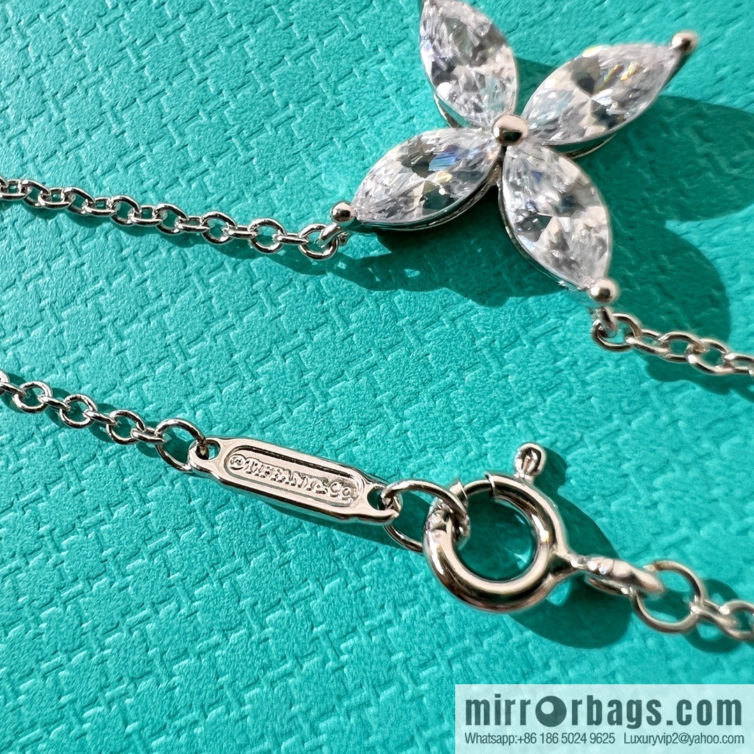 Tiffany & Co. Tiffany Victoria ™ M series four-leaf clover horse eye necklace stud earrings