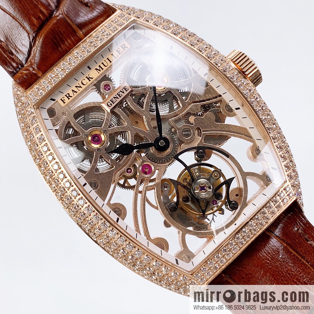 ABF Frankfurt FM 8889 Tourbillon Series: Cask Series 🎮 Style: 8889 TF SQT BR D7 Men's Watch