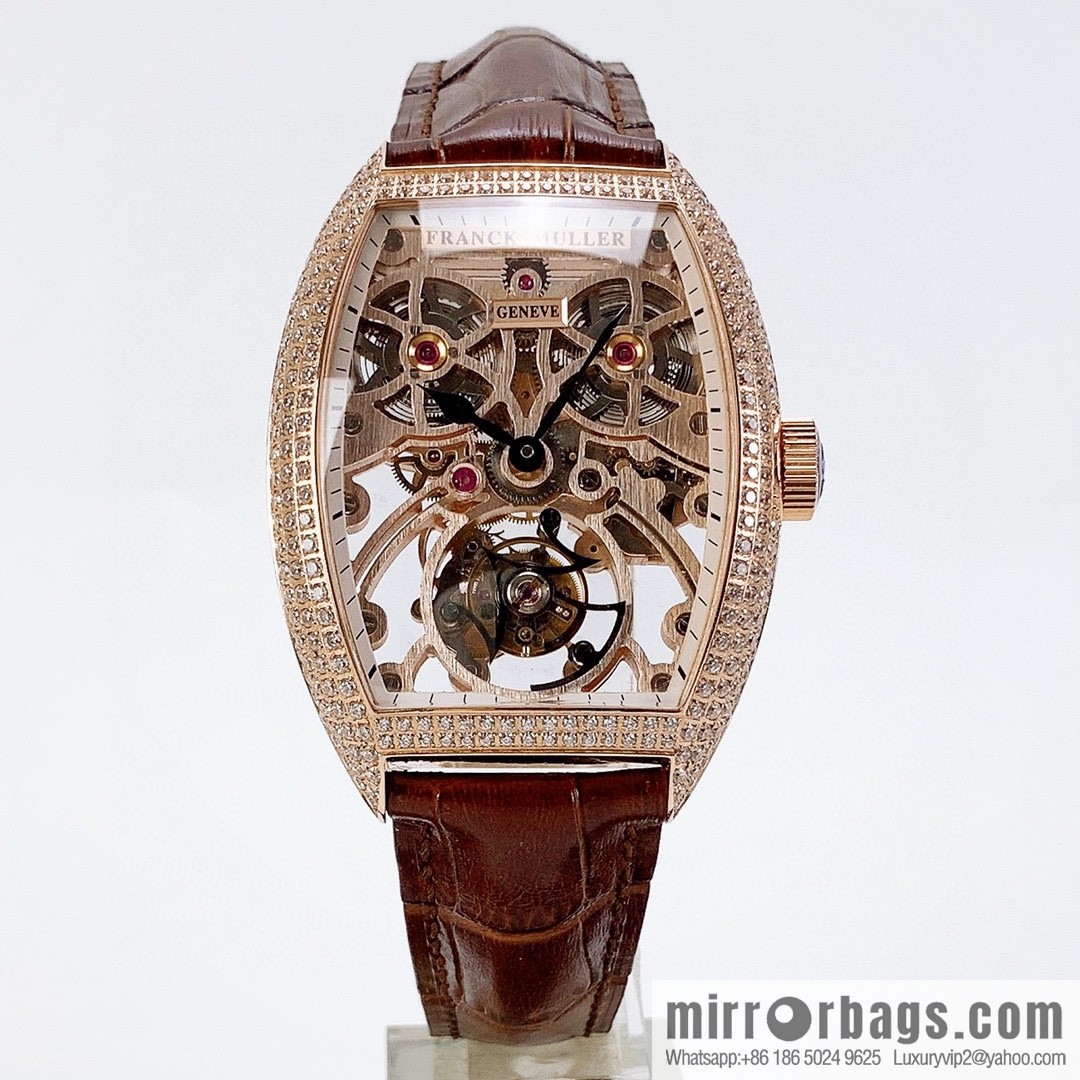 ABF Frankfurt FM 8889 Tourbillon Series: Cask Series 🎮 Style: 8889 TF SQT BR D7 Men's Watch