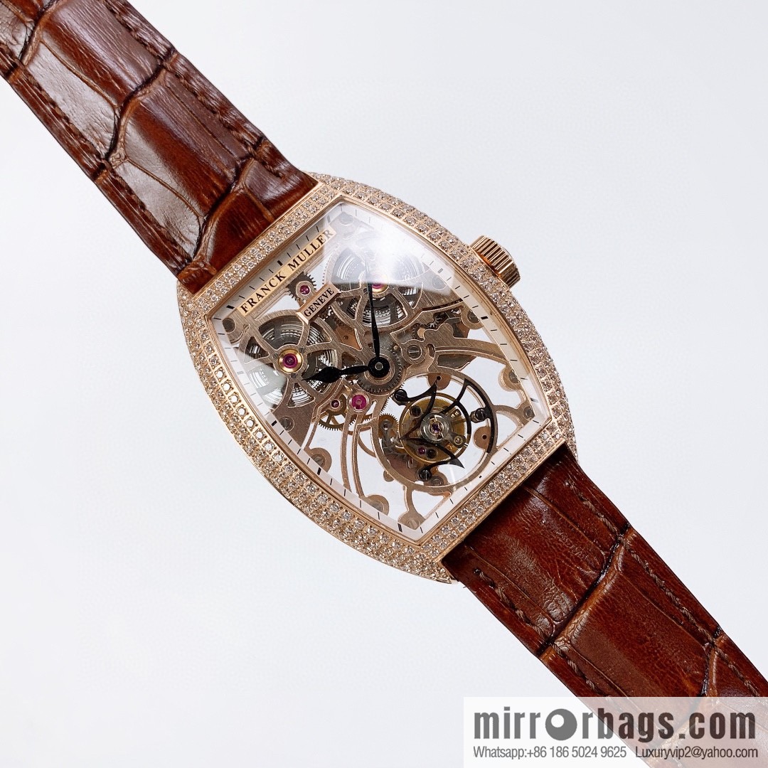 ABF Frankfurt FM 8889 Tourbillon Series: Cask Series 🎮 Style: 8889 TF SQT BR D7 Men's Watch