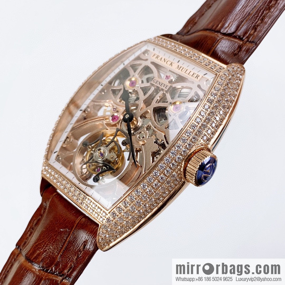 ABF Frankfurt FM 8889 Tourbillon Series: Cask Series 🎮 Style: 8889 TF SQT BR D7 Men's Watch