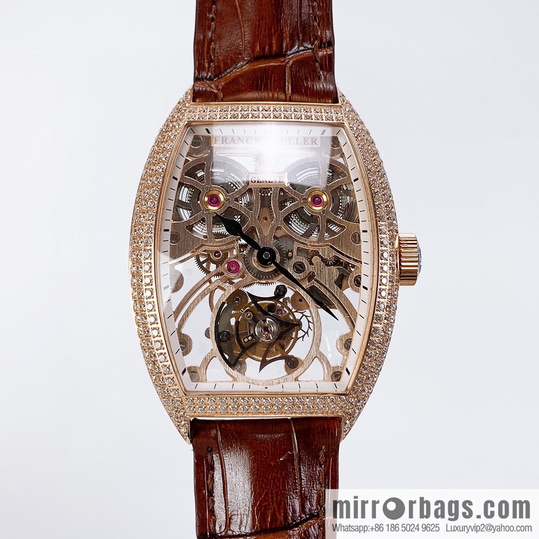 ABF Frankfurt FM 8889 Tourbillon Series: Cask Series 🎮 Style: 8889 TF SQT BR D7 Men's Watch