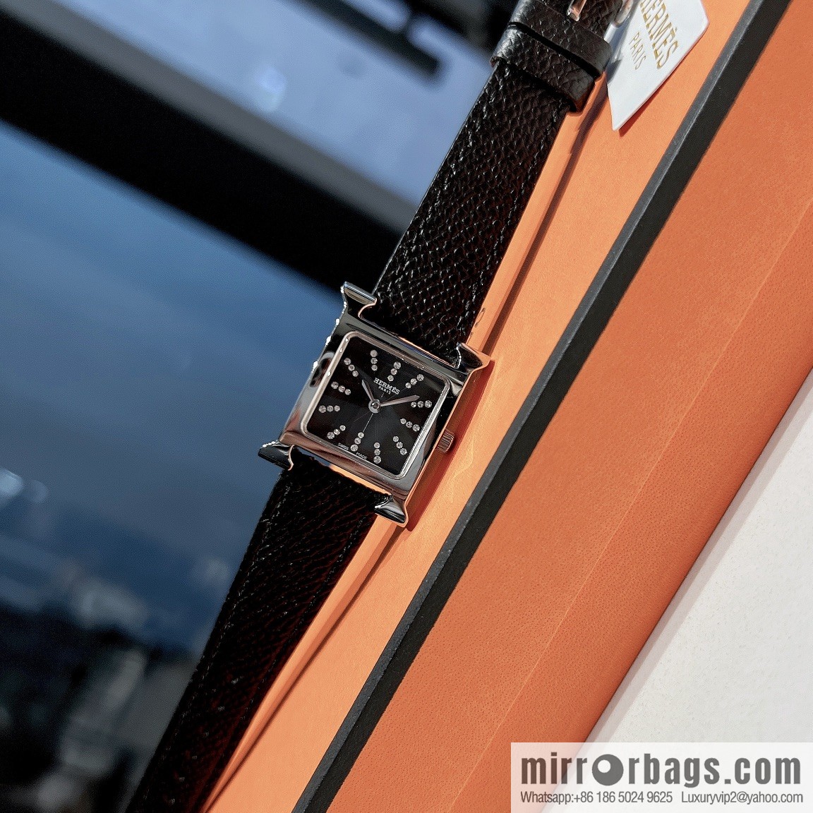 Hermès 2022 early spring 🔥 the latest color scheme set with 36 diamonds, quartz movement watch