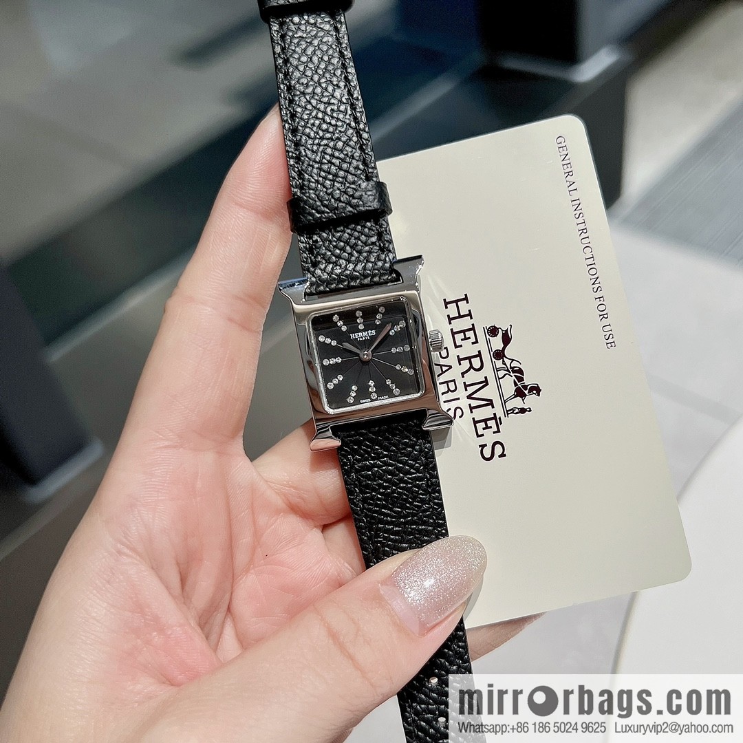 Hermès 2022 early spring 🔥 the latest color scheme set with 36 diamonds, quartz movement watch